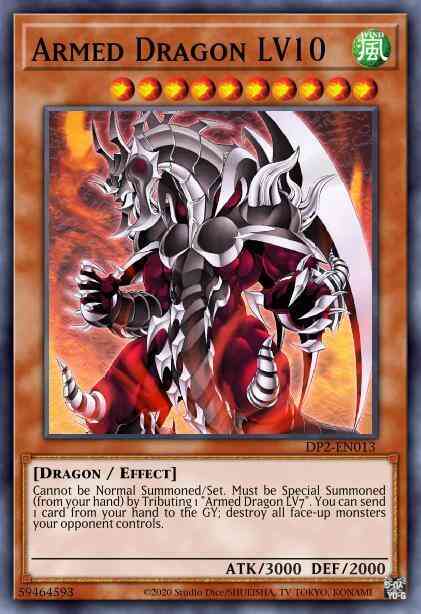 Armed Dragon LV10 - DP2-EN013 - Ultra Rare - Unlimited