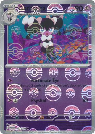 Gothorita - Poké Ball Pattern - 042/086 - Common [sv105w-042] [Reverse Holo]