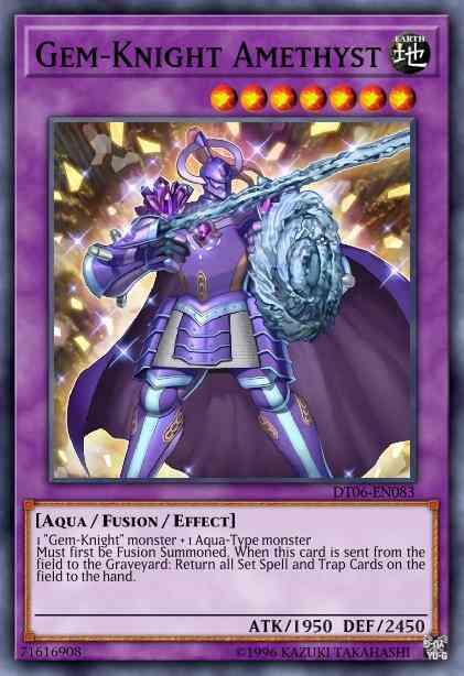 Gem-Knight Amethyst - HA06-EN047 - Secret Rare - 1st Edition