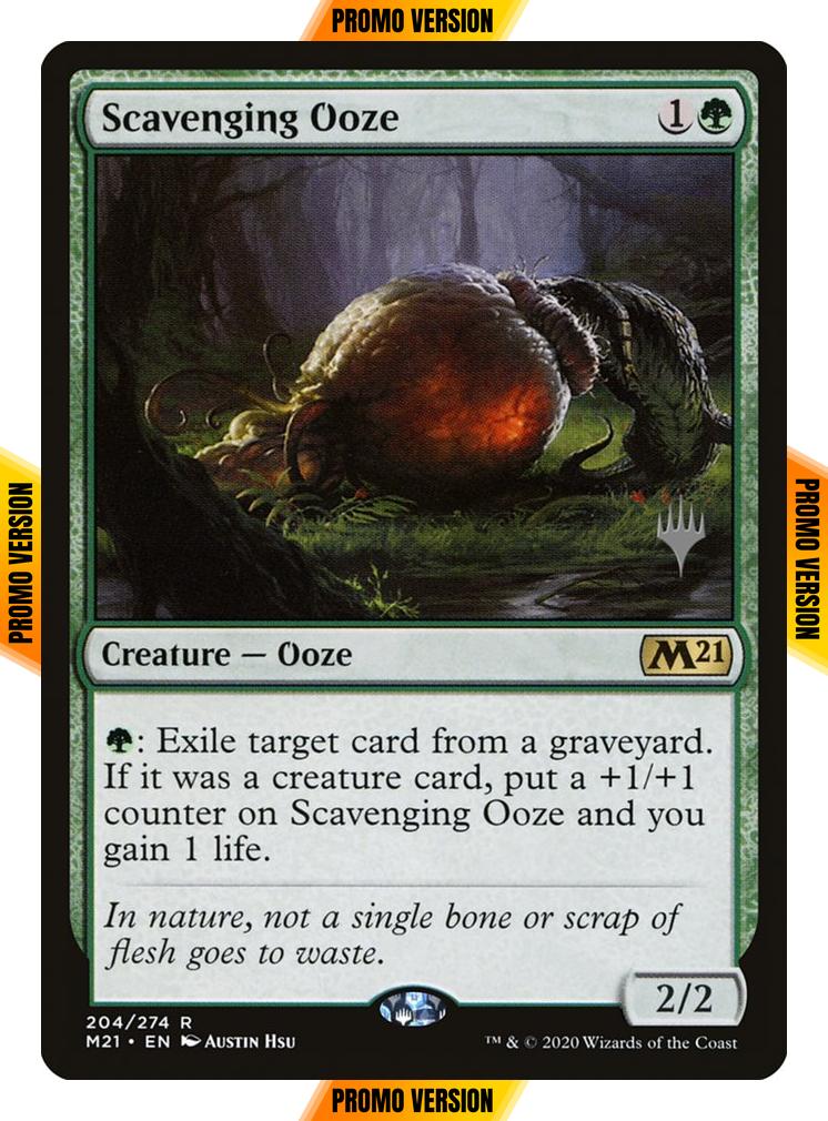 Scavenging Ooze [Promo Pack] [204p] [Core Set 2021 Promos] [Non-Foil]