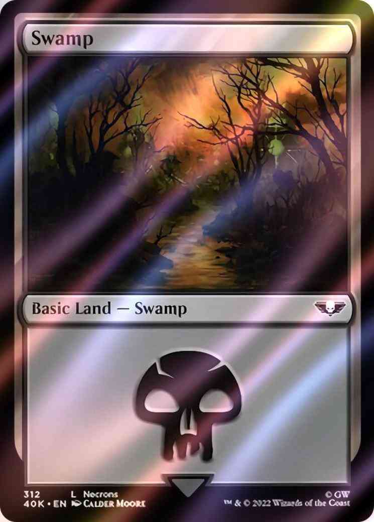 Swamp [312] [Necrons] [Universes Beyond: Warhammer 40,000] [Surge Foil]