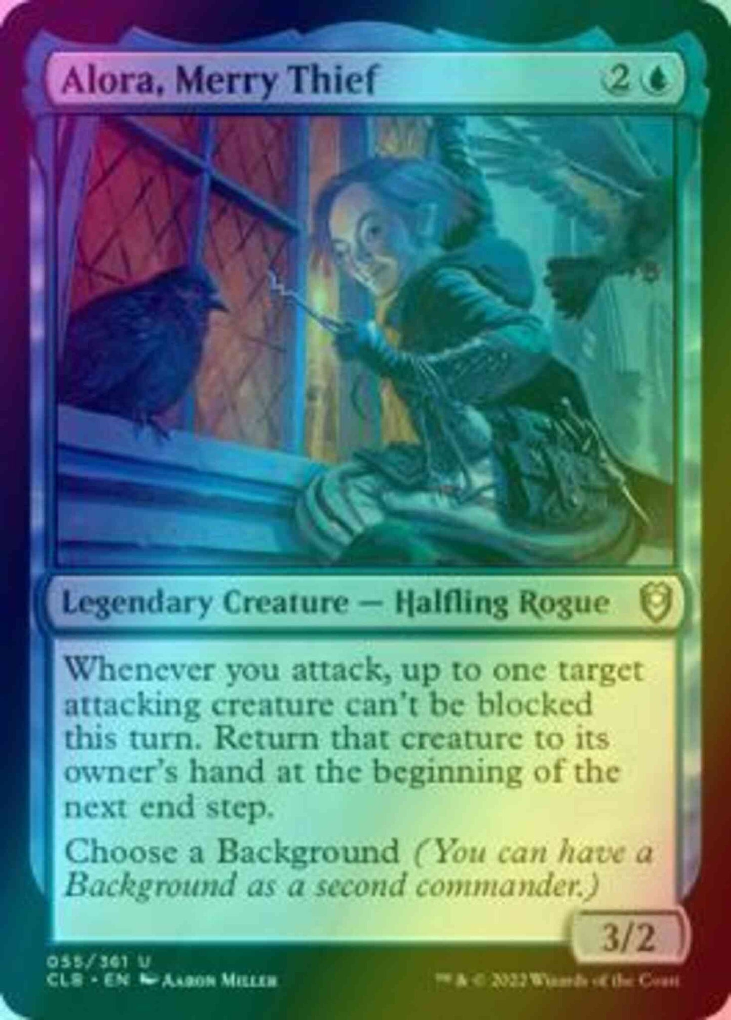 Alora, Merry Thief [55] [Commander Legends: Battle for Baldur's Gate] [Foil]