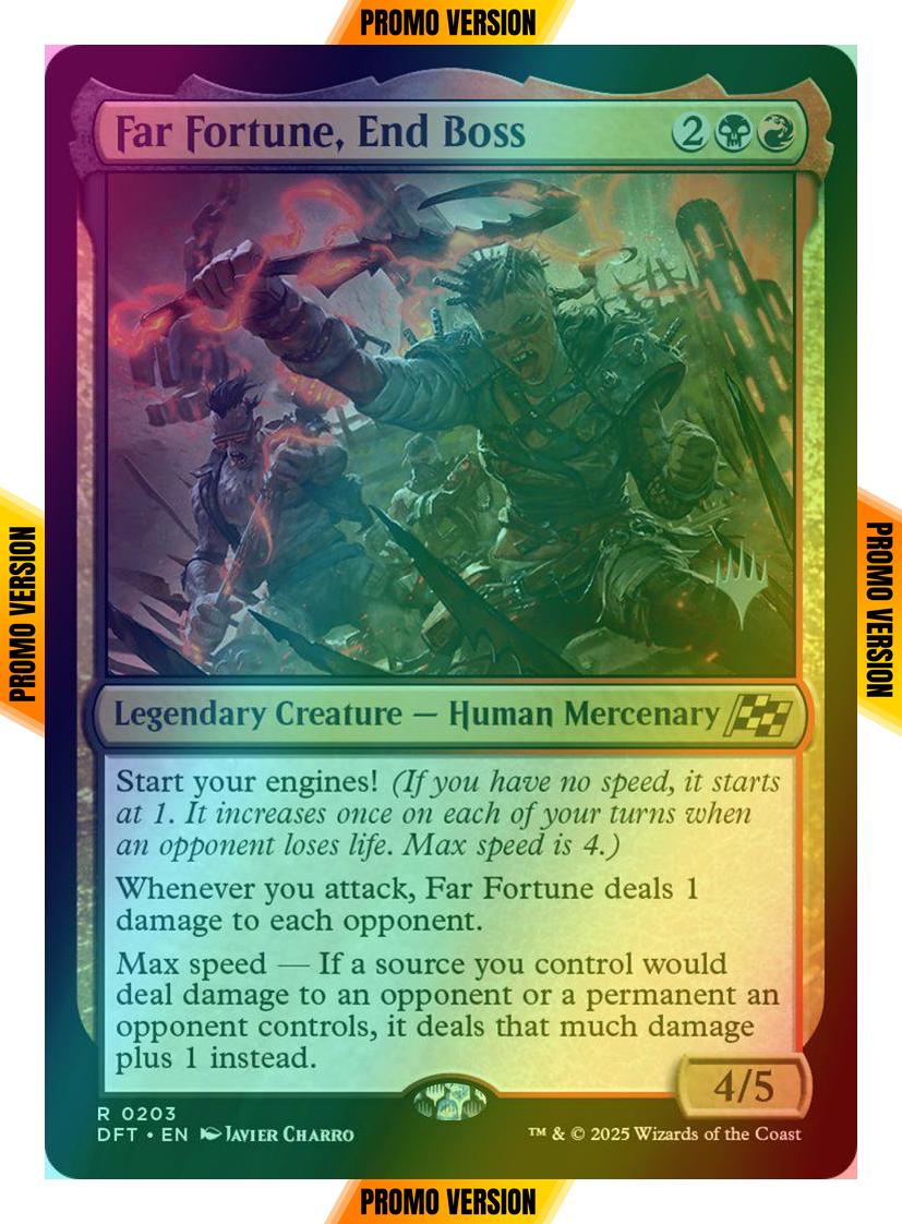 Far Fortune, End Boss [203p] [Promo Pack] [Aetherdrift: Promos] [Foil]