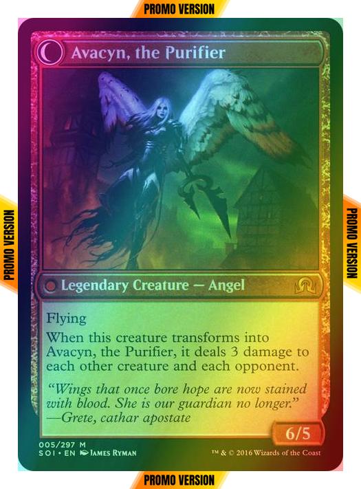 Archangel Avacyn // Avacyn, the Purifier [5s] [Shadows over Innistrad Promos] [Foil]