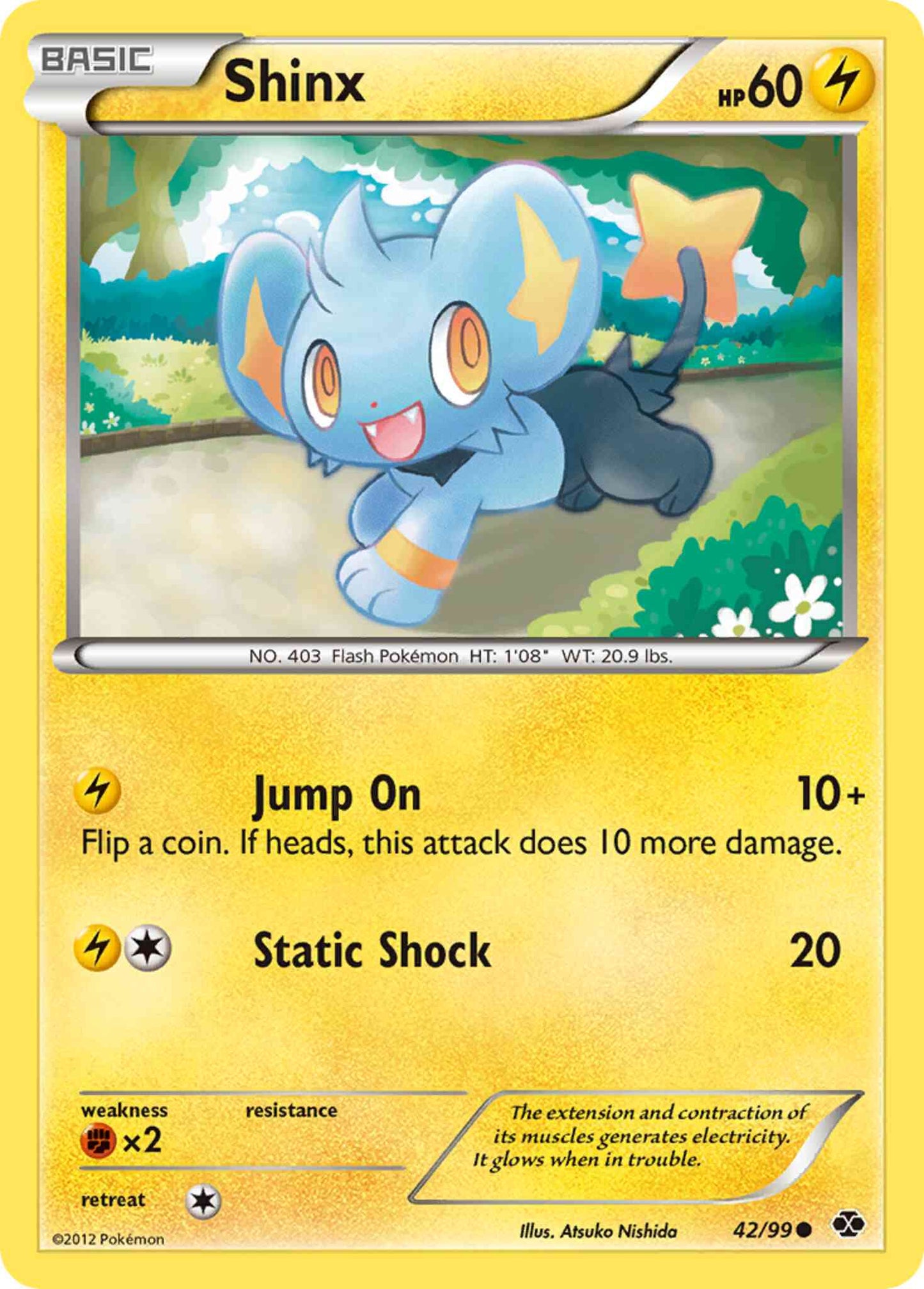 Shinx - 42/99 - Common [bw4-42] [Non-Holo]