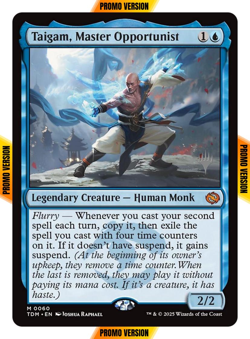 Taigam, Master Opportunist [60p] [Promo Pack] [Tarkir: Dragonstorm: Promos] [Non-Foil]