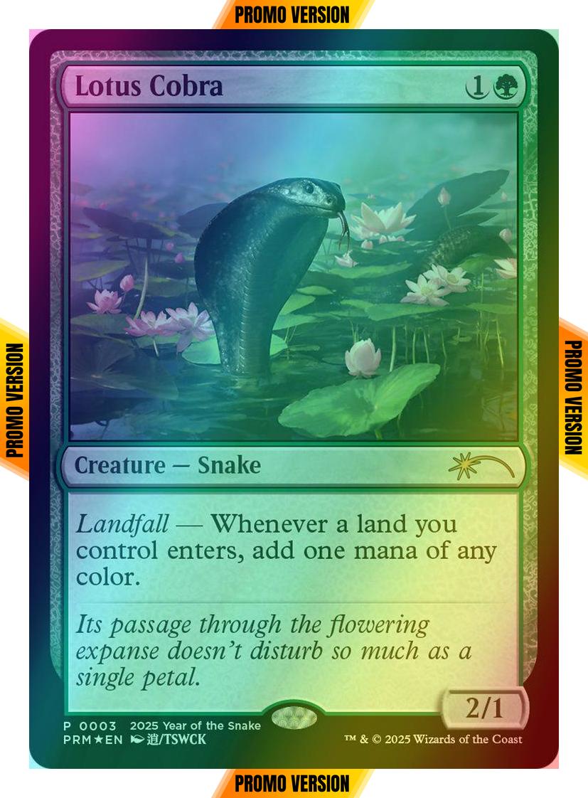 Lotus Cobra [3] [Year of the Snake 2025] [Foil]