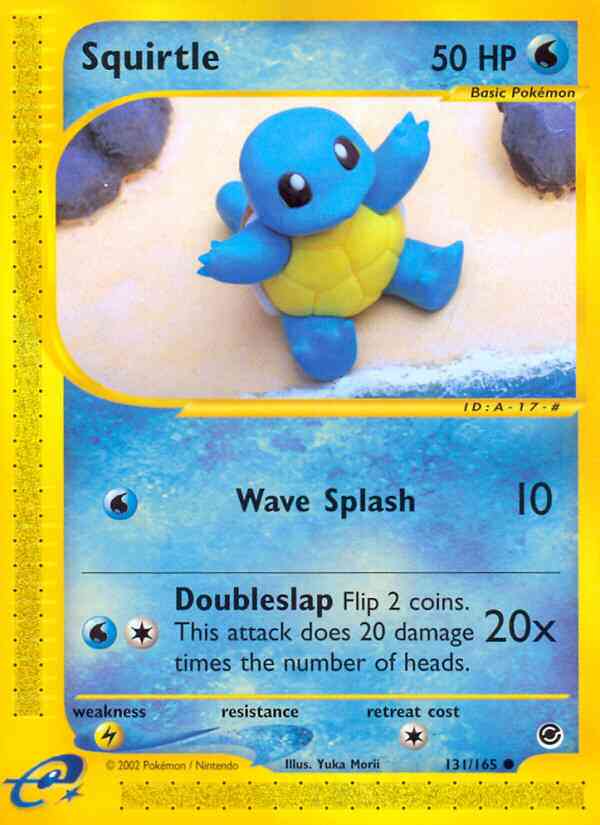 Squirtle - 131/165 - Common [ecard1-131] [Reverse Holo]