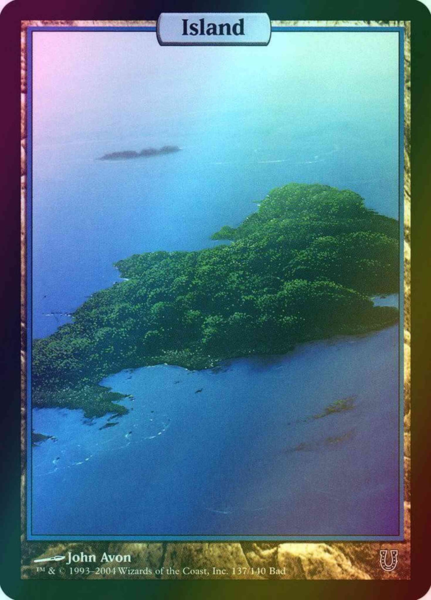 Island [137] [Full Art] [Unhinged] [Foil]