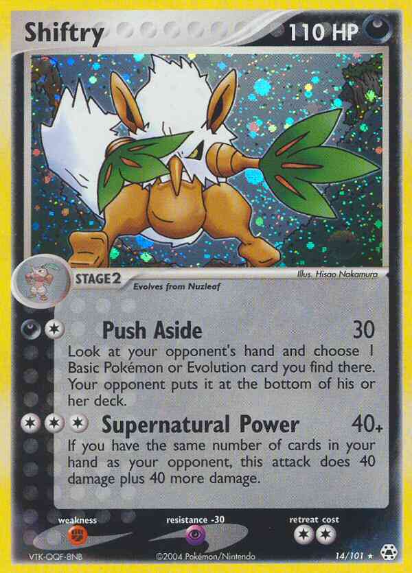 Shiftry - 14/101 - Rare Holo [ex5-14] [Reverse Holo]