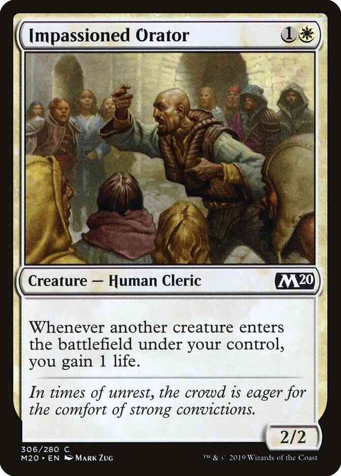 Impassioned Orator [306] [Spellslinger Deck Exclusive] [Core Set 2020] [Non-Foil]