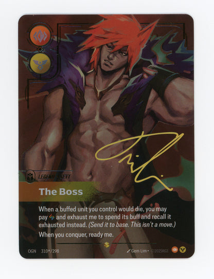 The Boss (Sett) — Signature|Foil — ID 19240
