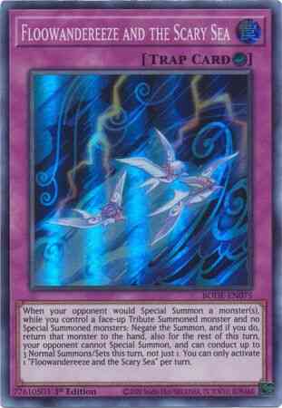 Floowandereeze and the Scary Sea - BODE-EN075 - Super Rare - 1st Edition