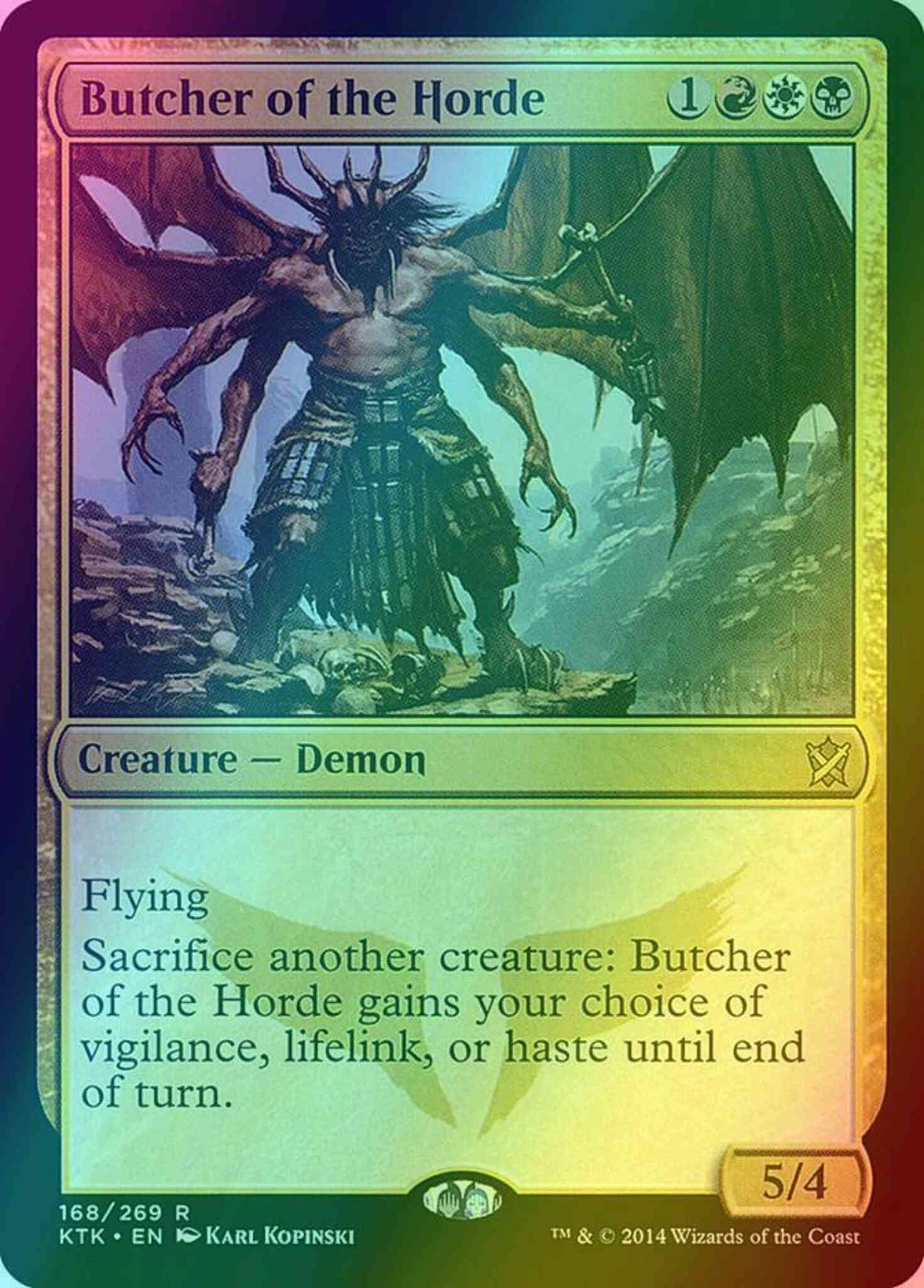 Butcher of the Horde [168] [Khans Of Tarkir] [Foil]