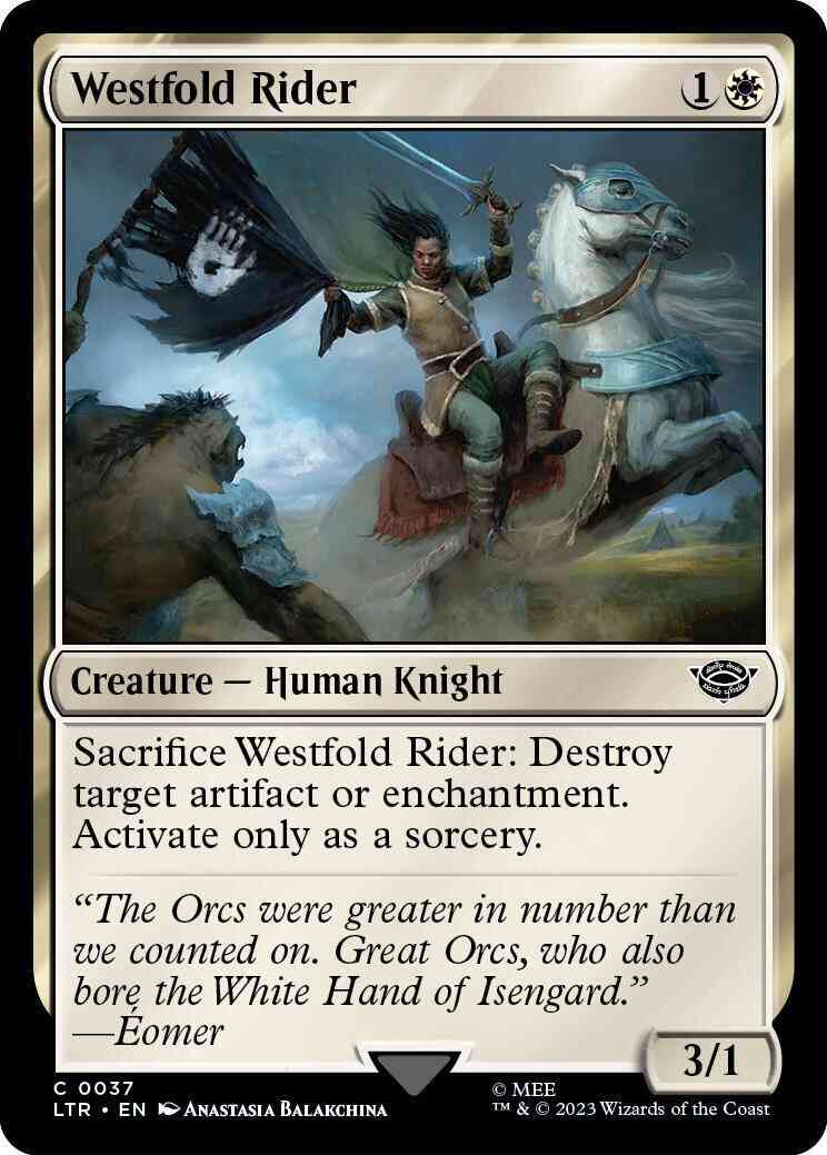 Westfold Rider [37] [The Lord of the Rings: Tales of Middle-earth] [Non-Foil]