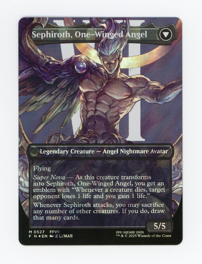 Sephiroth, Fabled SOLDIER // Sephiroth, One-Winged Angel — Borderless|Character|Surge Foil — ID 19713