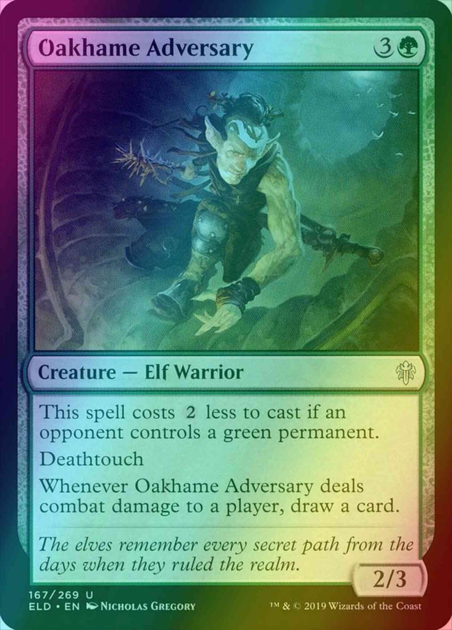 Oakhame Adversary [167] [Throne of Eldraine] [Foil]