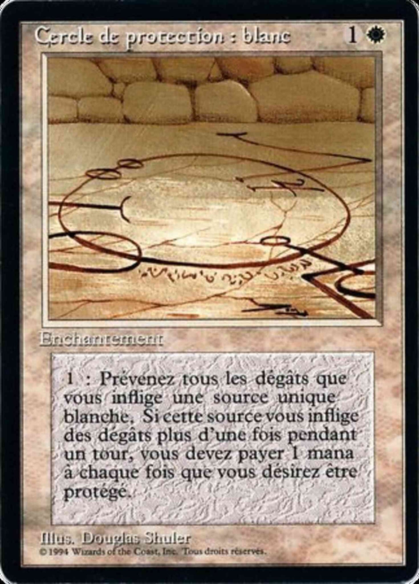 Circle of Protection: White - French [13] [Foreign Black Border: French] [Non-Foil]