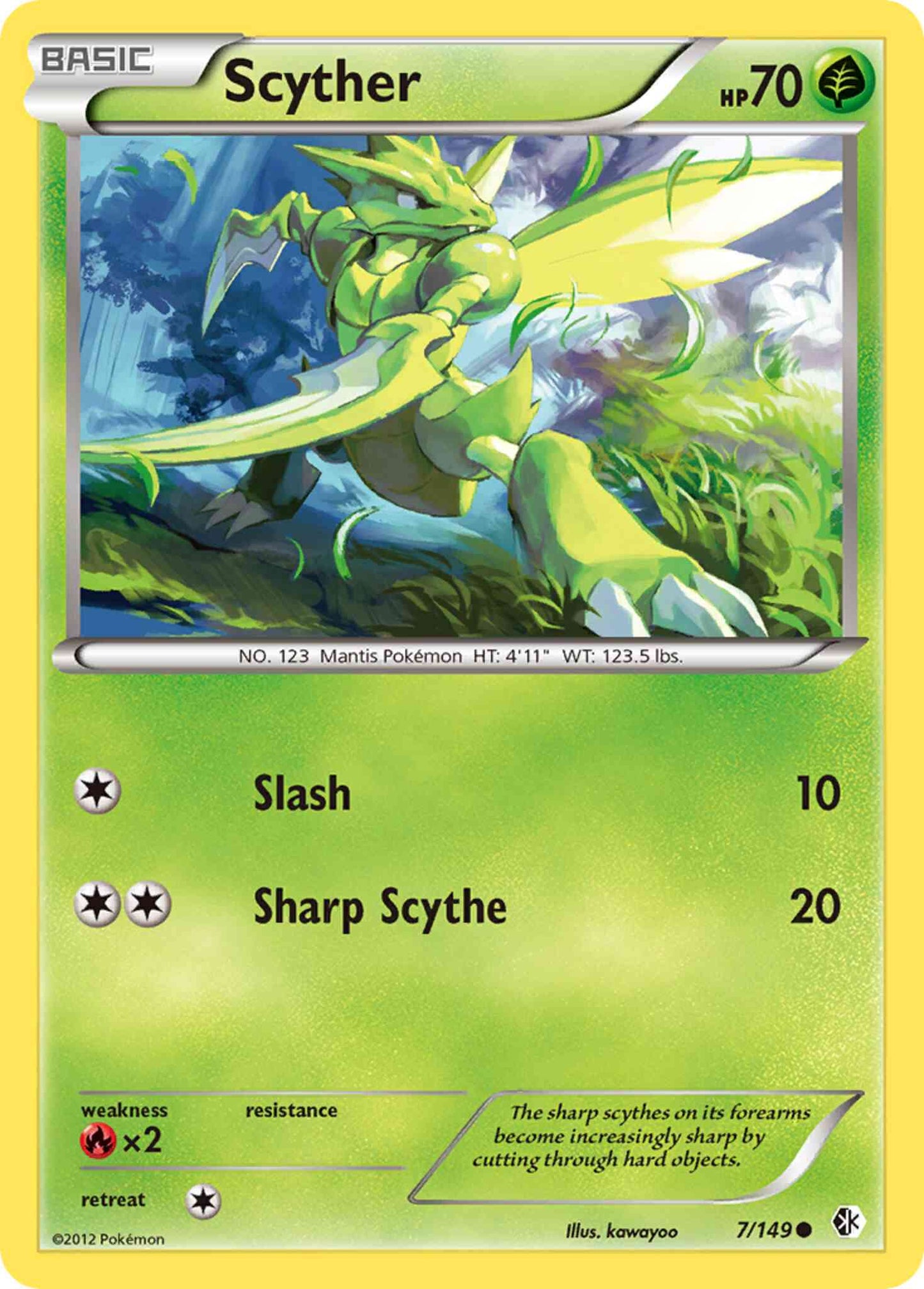 Scyther - 7/149 - Common [bw7-7] [Non-Holo]