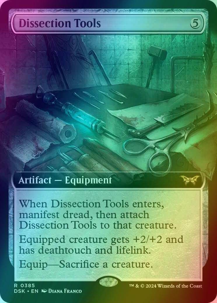 Dissection Tools [385] [Extended Art] [Duskmourn: House of Horror] [Foil]