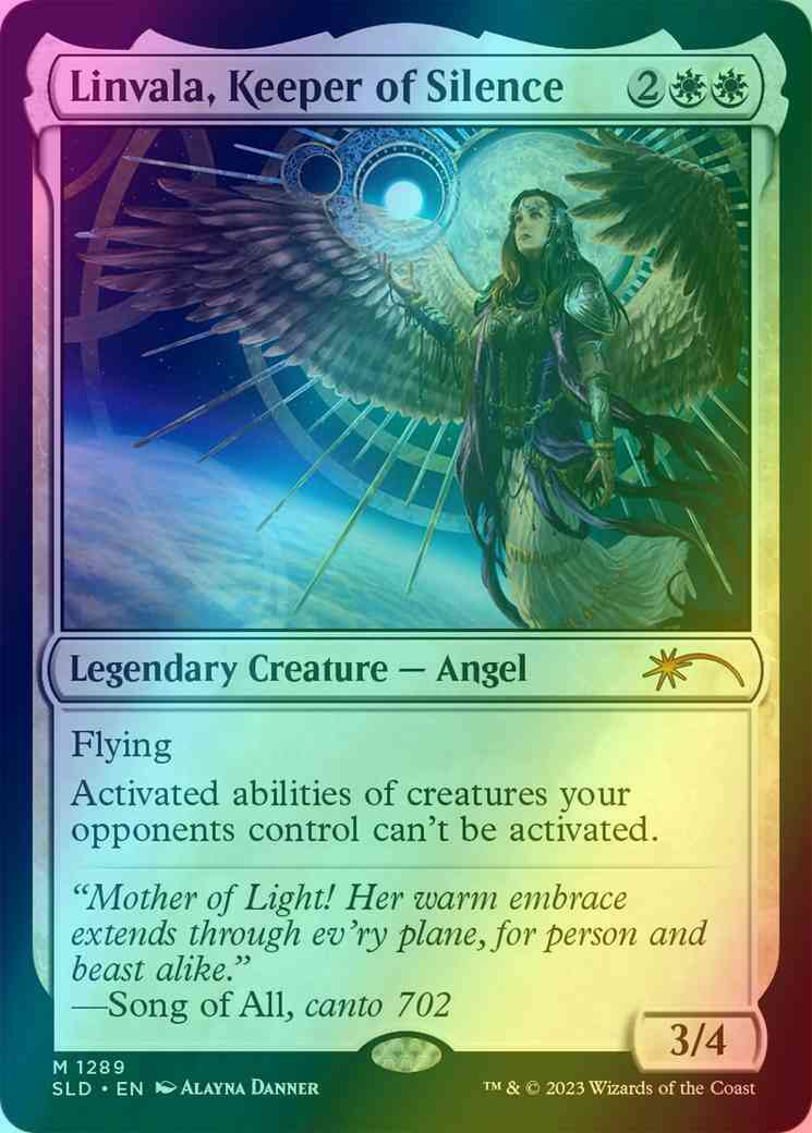 Linvala, Keeper of Silence [1289] [Alayna Danner] [Secret Lair Drop] [Foil]