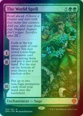 The World Spell [189] [Dominaria United] [Foil]