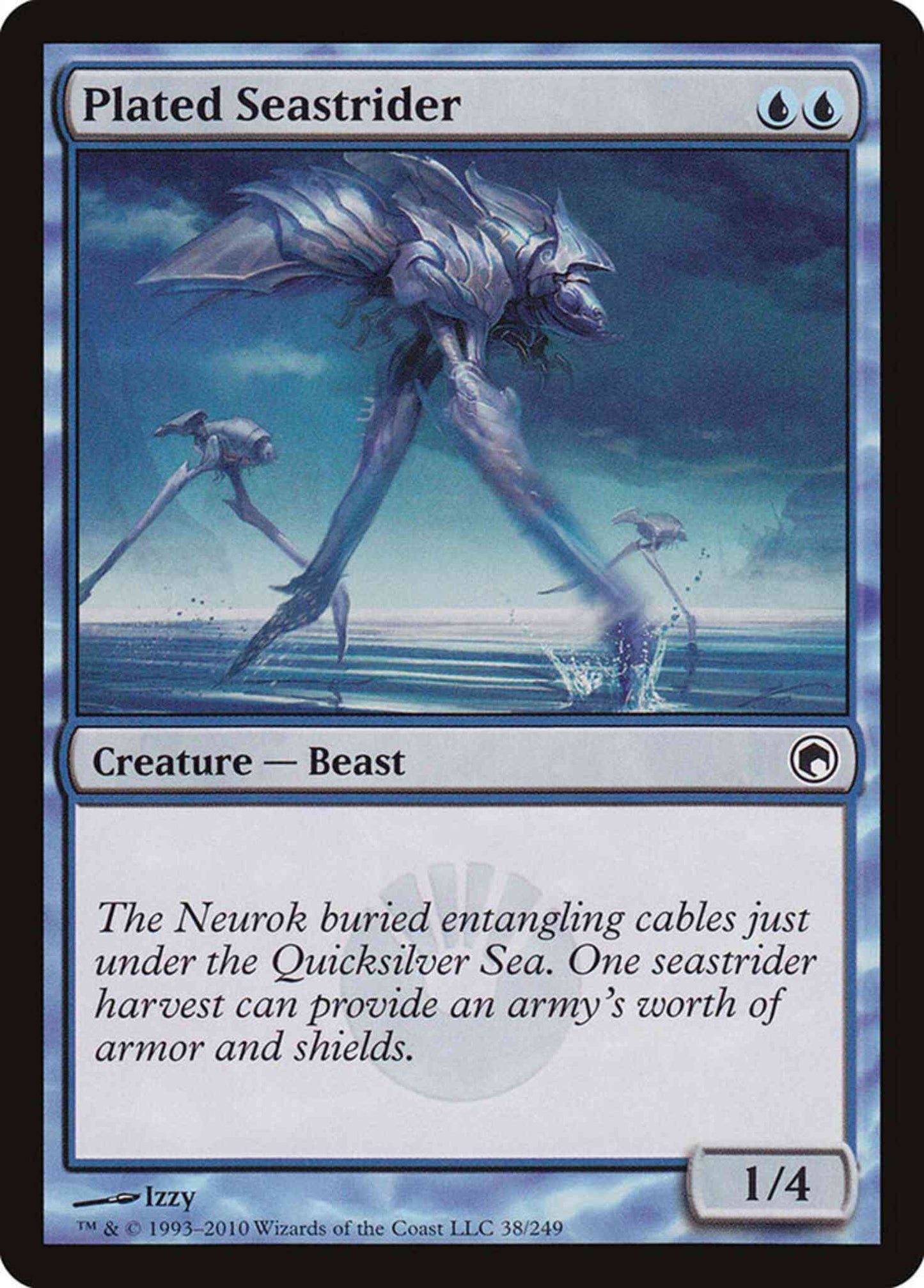 Plated Seastrider [38] [Scars Of Mirrodin] [Non-Foil]