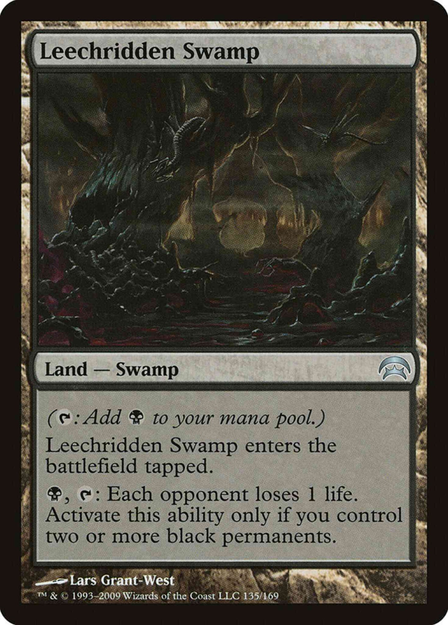 Leechridden Swamp [135] [Planechase] [Non-Foil]