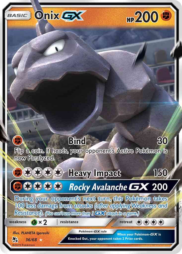 Onix-GX - 36/68 - Rare Holo GX [sm115-36] [Ultra]