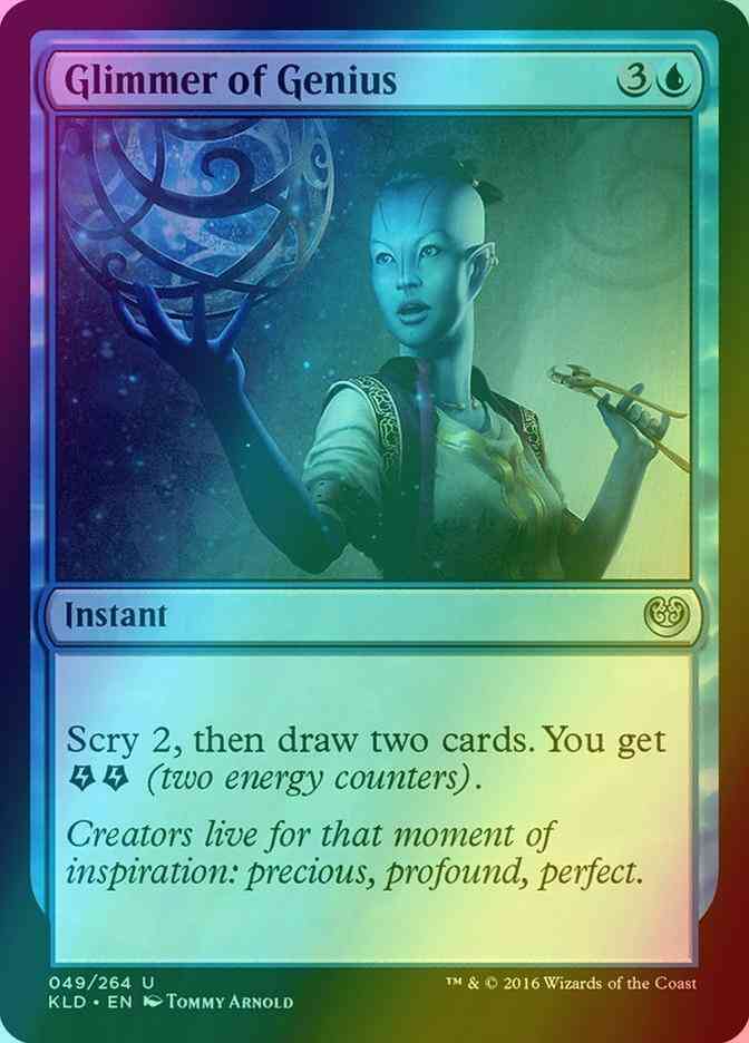 Glimmer of Genius [49] [Kaladesh] [Foil]