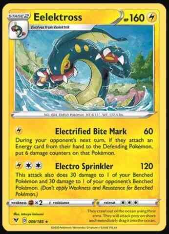 Eelektross - 059/185 - Rare [swsh4-059] [Reverse Holo]