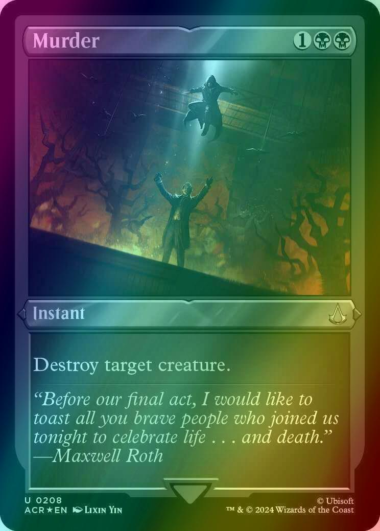 Murder [208] [Assassin's Creed] [Etched Foil]