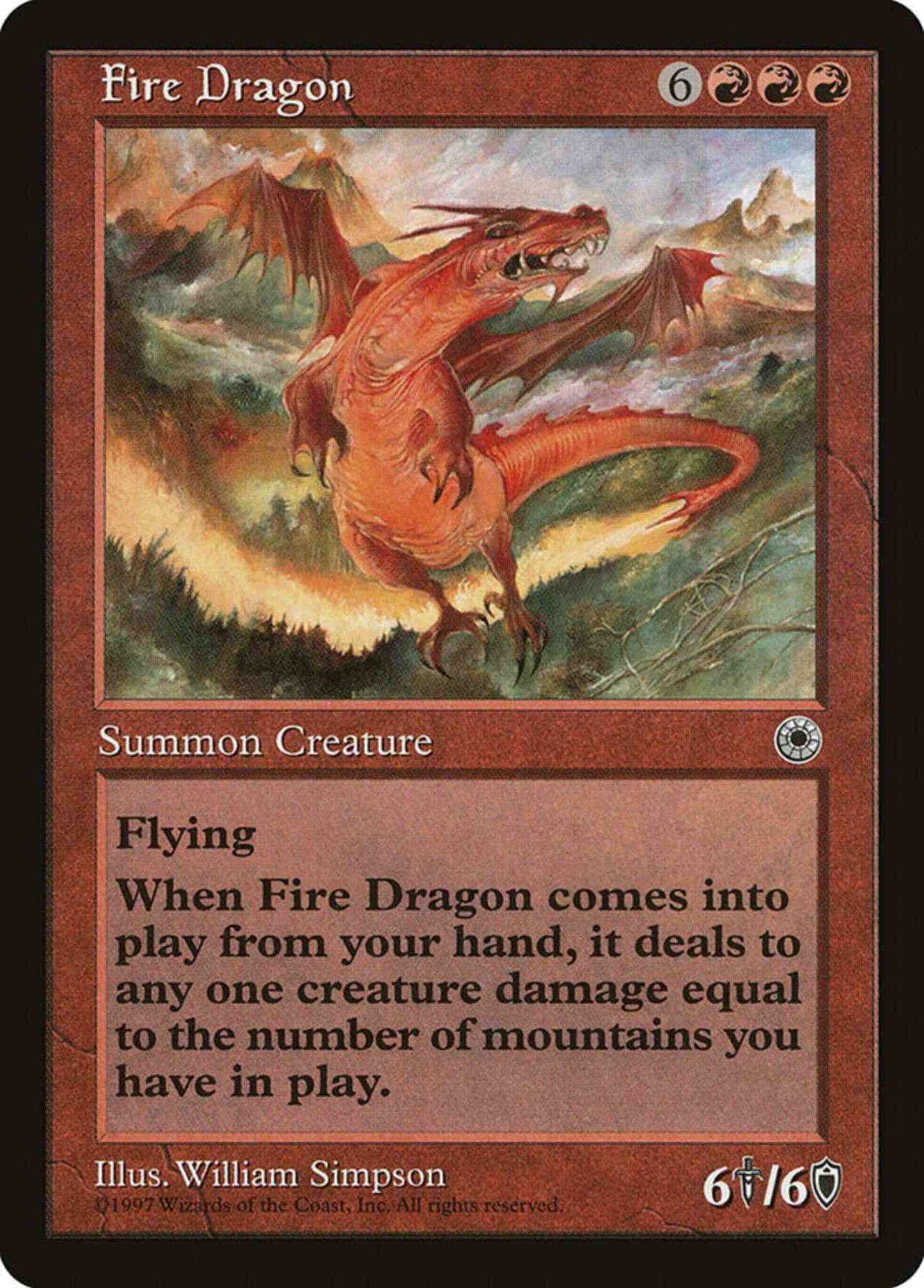 Fire Dragon [125] [Portal 1] [Non-Foil]