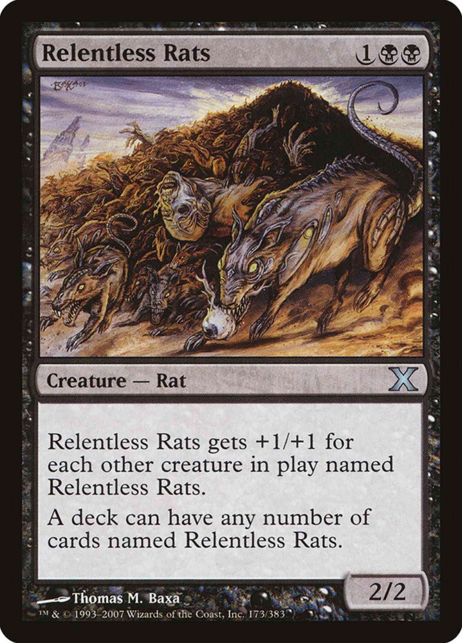 Relentless Rats [173] [Tenth Edition] [Non-Foil] – Face to Face Games