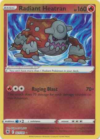 Radiant Heatran - 027/189 - Radiant Rare [swsh10-027] [Holo]