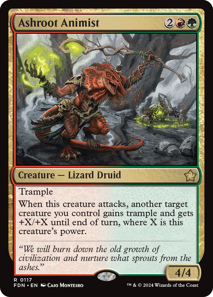Ashroot Animist [117] [Foundations] [Non-Foil]