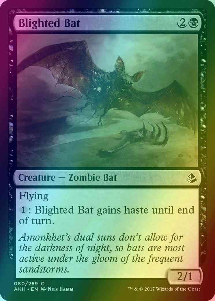 Blighted Bat [80] [Amonkhet] [Foil]