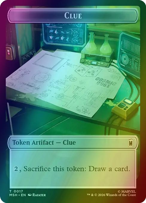 Clue Token (17) // Insect Token (12) [Marvel Super Heroes: Tokens] [Foil]