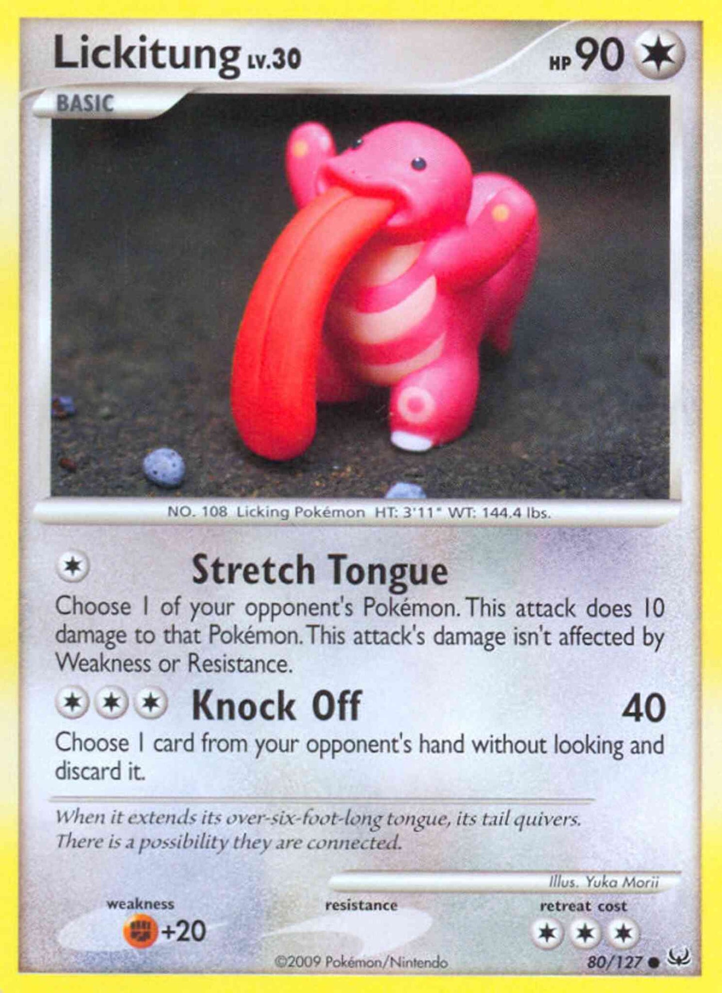 Lickitung - 80/127 - Common [pl1-80] [Non-Holo]
