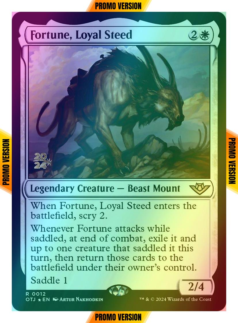 Fortune, Loyal Steed [12s] [Prerelease] [Outlaws of Thunder Junction: Promos] [Foil]