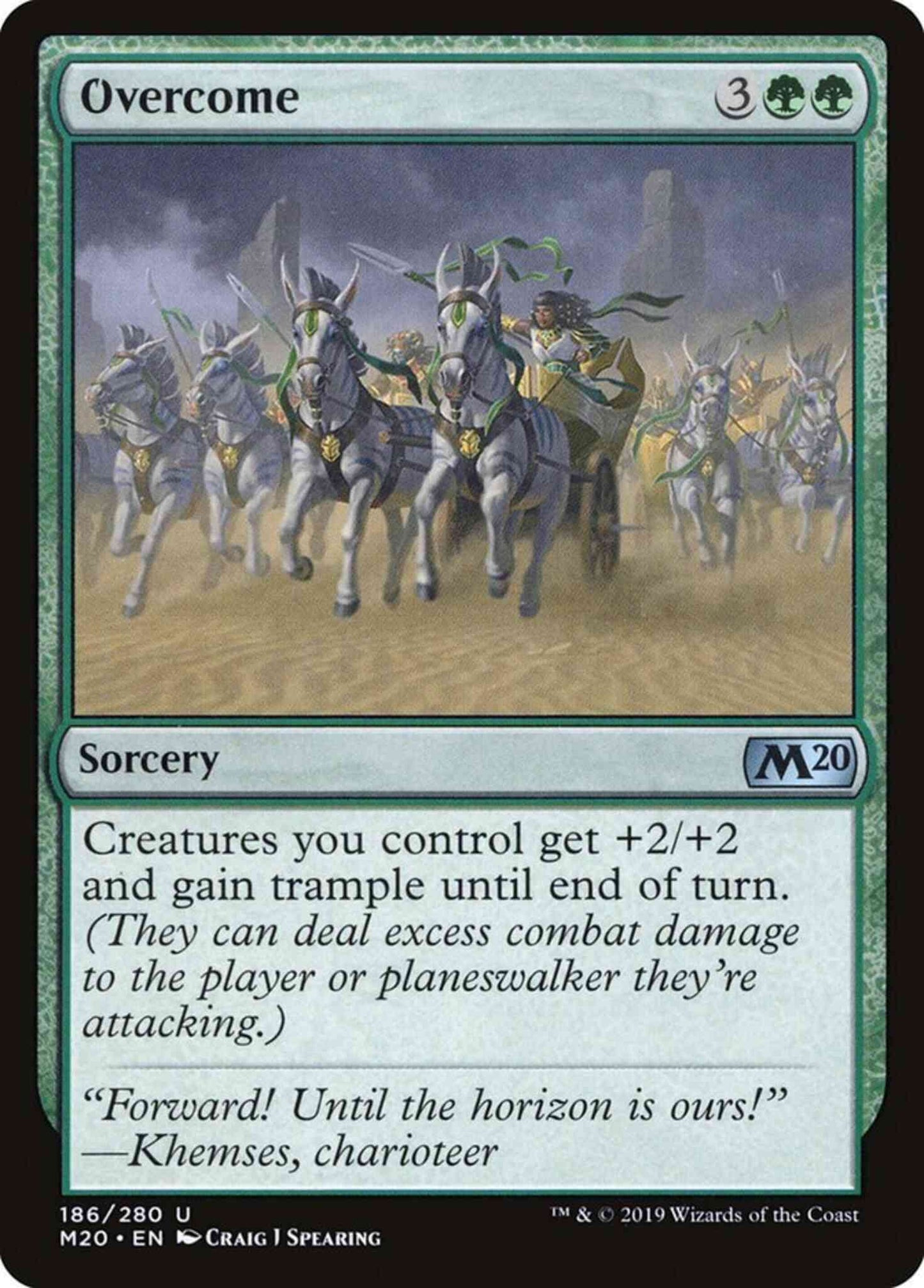 Overcome [186] [Core Set 2020] [Non-Foil]