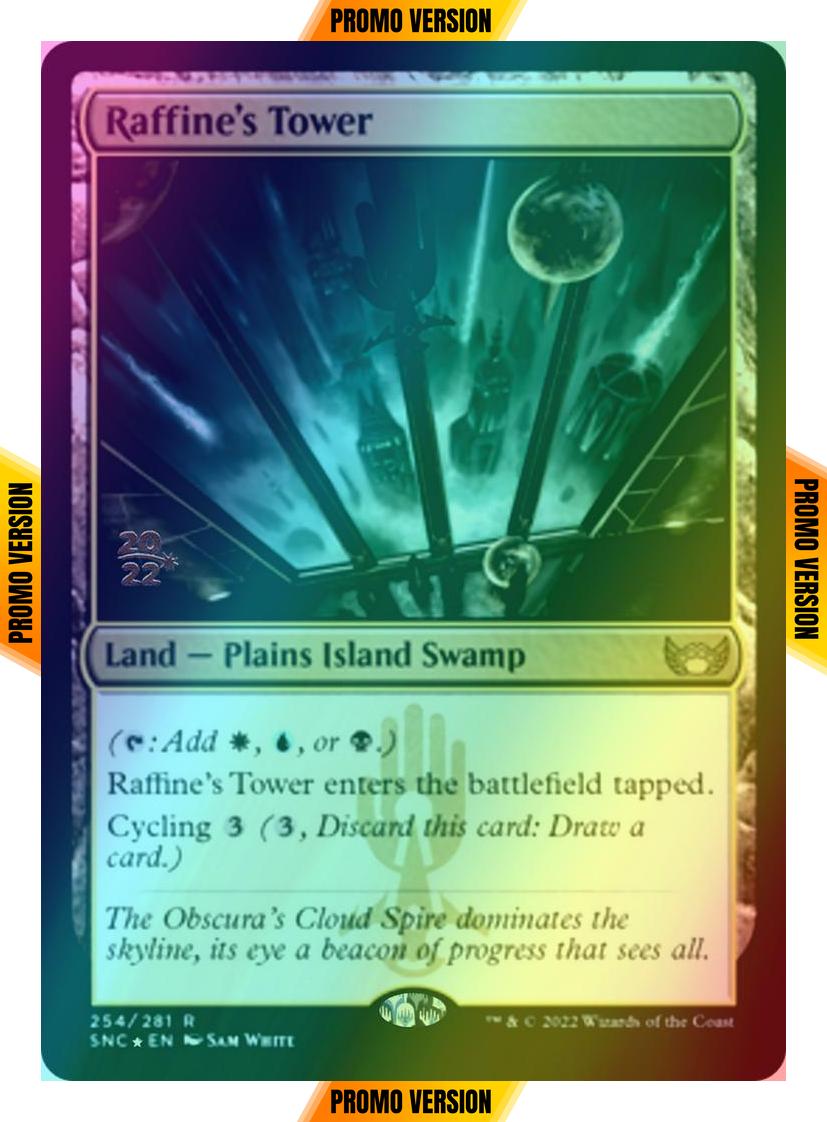 Raffine's Tower [Prerelease] [254s] [Streets of New Capenna: Promos] [Foil]