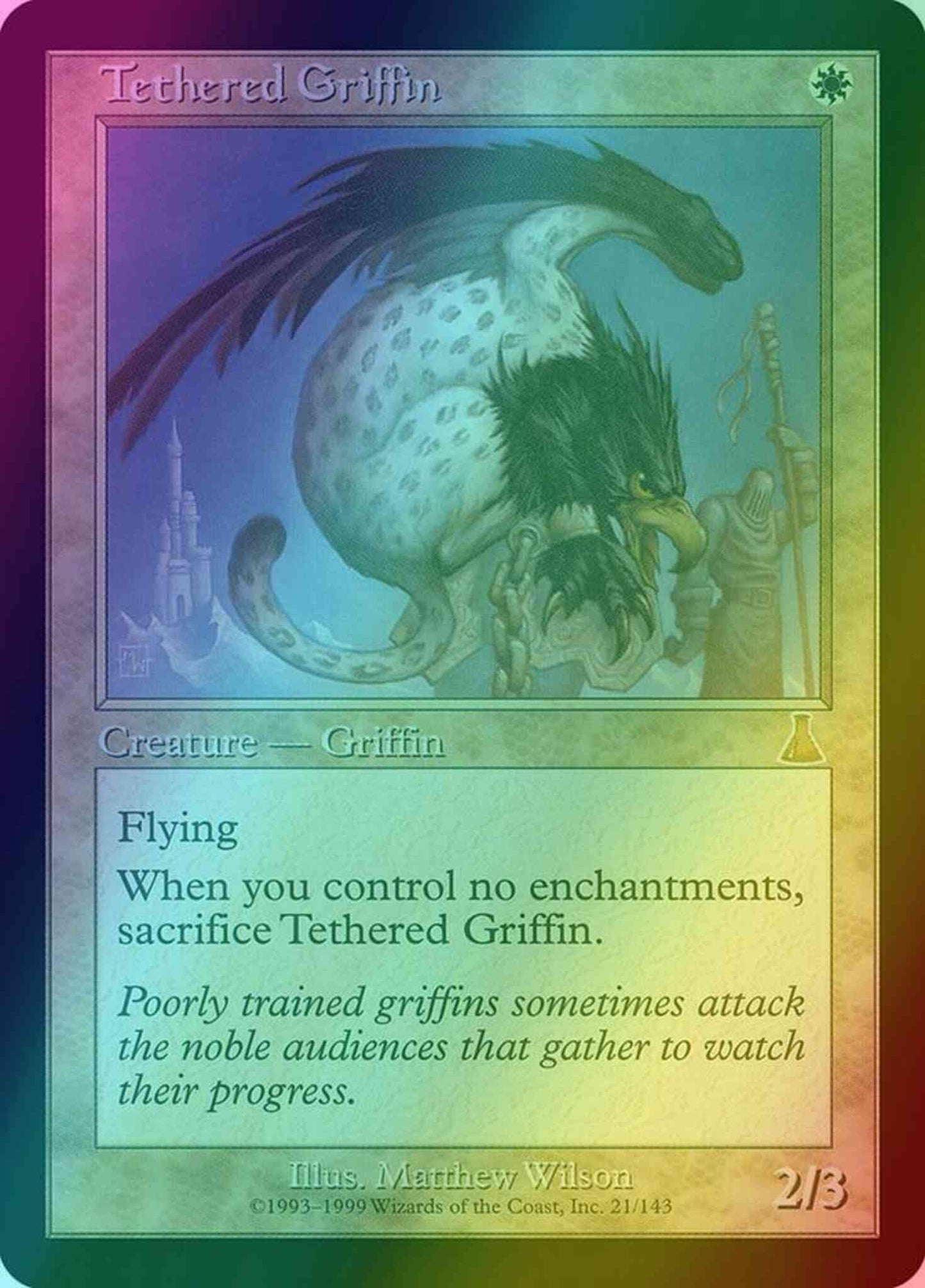 Tethered Griffin [21] [Urza's Destiny] [Foil]