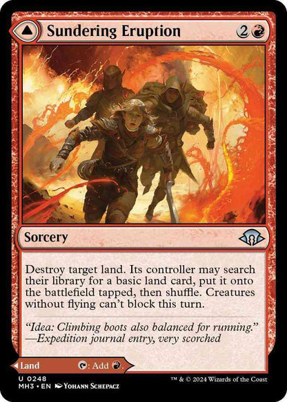 Sundering Eruption // Volcanic Fissure [248] [Modern Horizons 3] [Non-Foil]