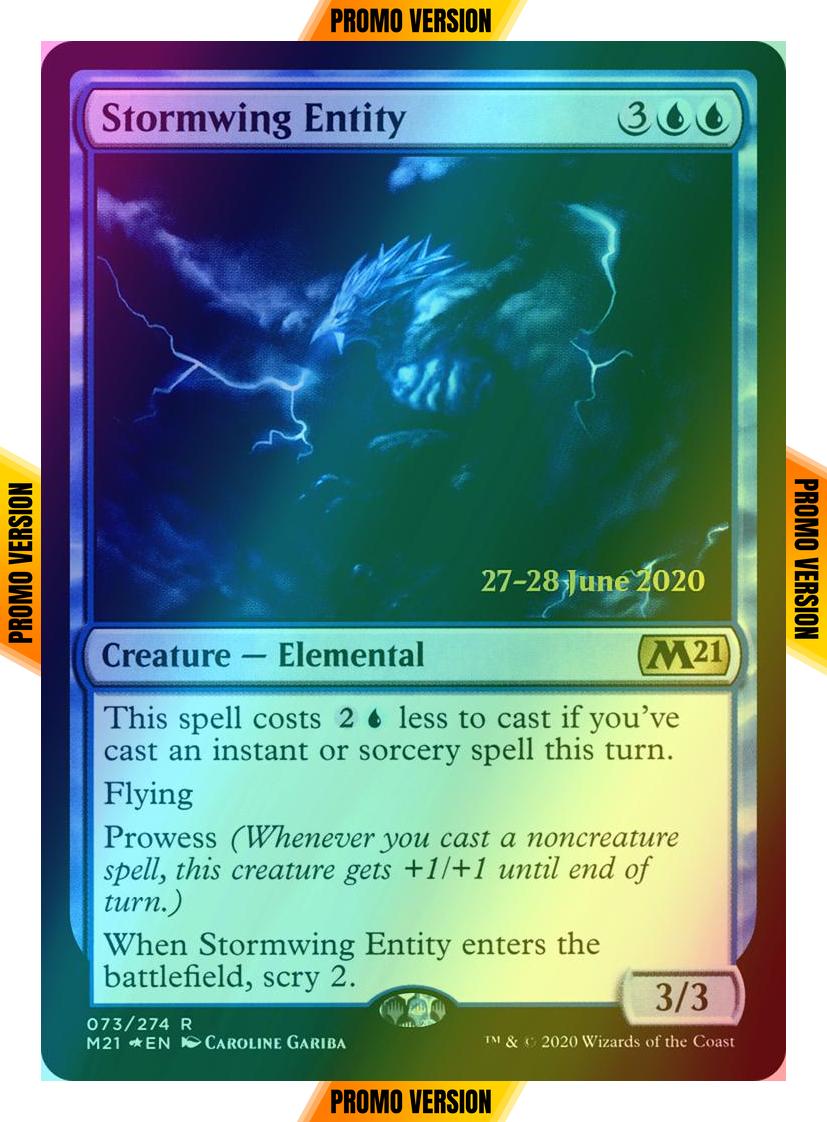 Stormwing Entity [Prerelease] [73s] [Core Set 2021 Promos] [Foil]