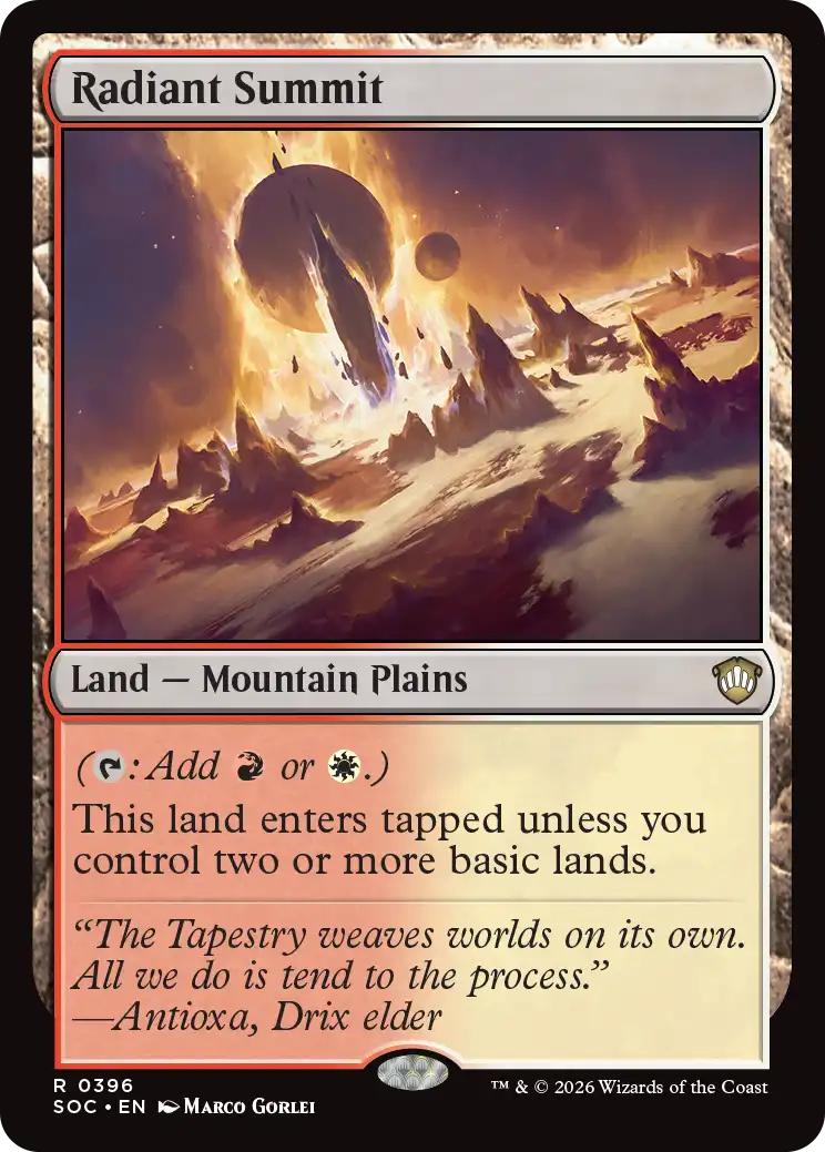Radiant Summit [396] [Secrets of Strixhaven: Commander] [Non-Foil]