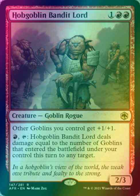 Hobgoblin Bandit Lord [147] [Adventures In The Forgotten Realms] [Foil]