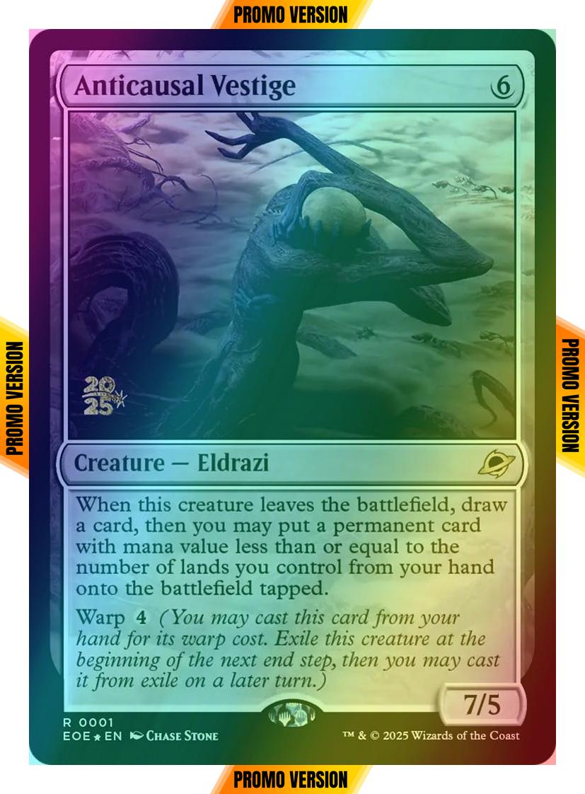 Anticausal Vestige [1s] [Prerelease] [Edge of Eternities: Promos] [Foil]