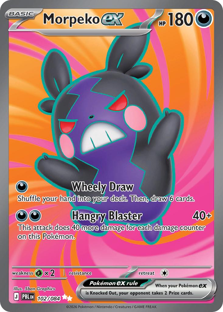 Morpeko ex - 102/084 - Ultra Rare [me05-102] [Ultra]