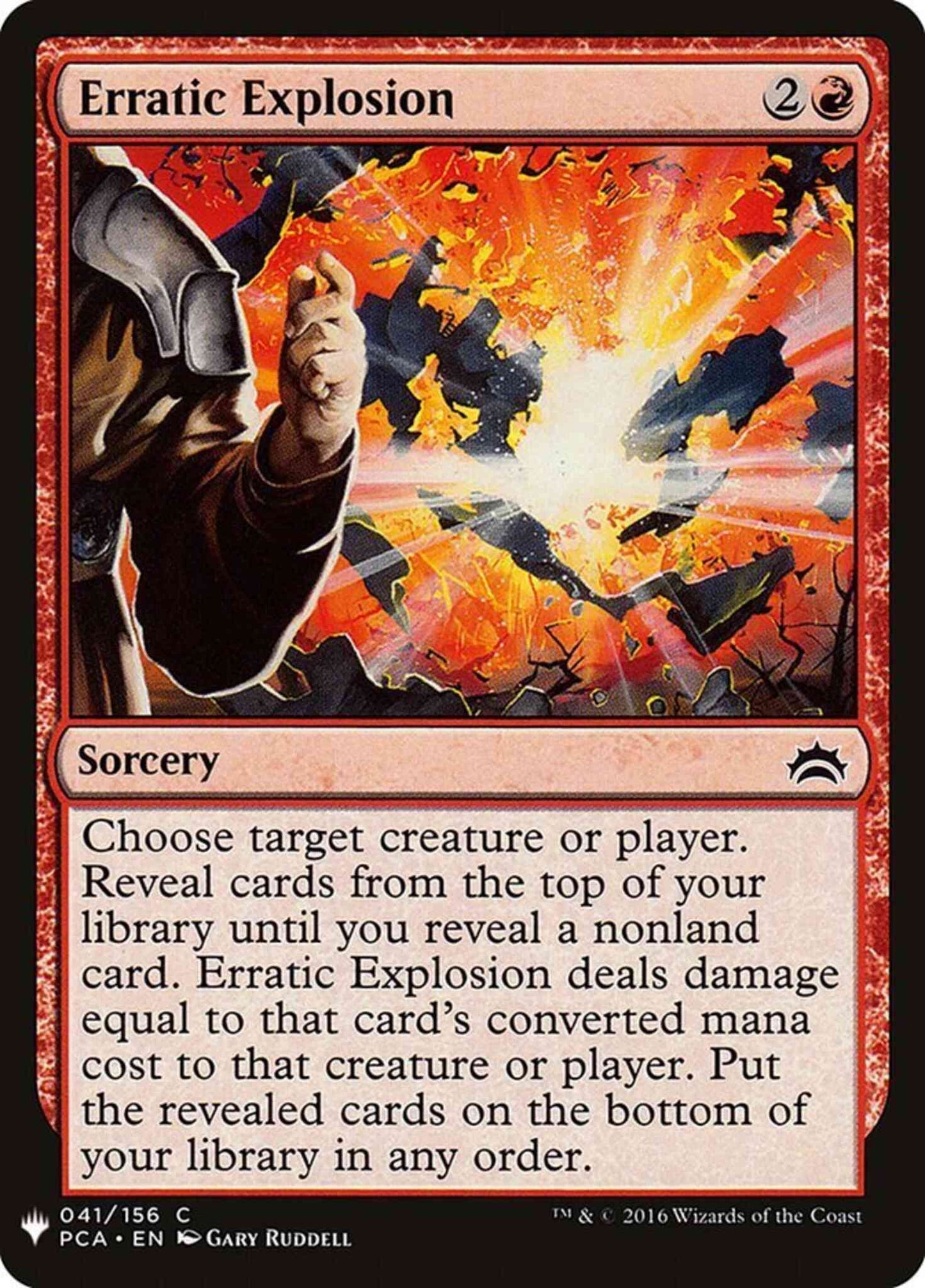 Erratic Explosion [PCA-41] [The List] [Non-Foil]